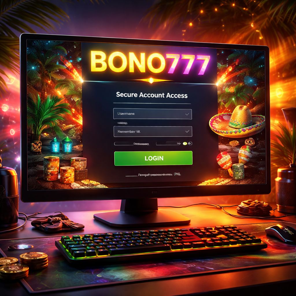 Acceso seguro a la cuenta Bono777 para jugadores en México